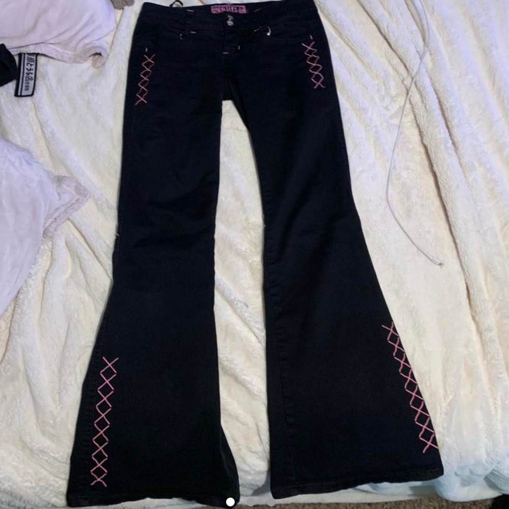 Tripp nyc pink x stitched pants (for iso)